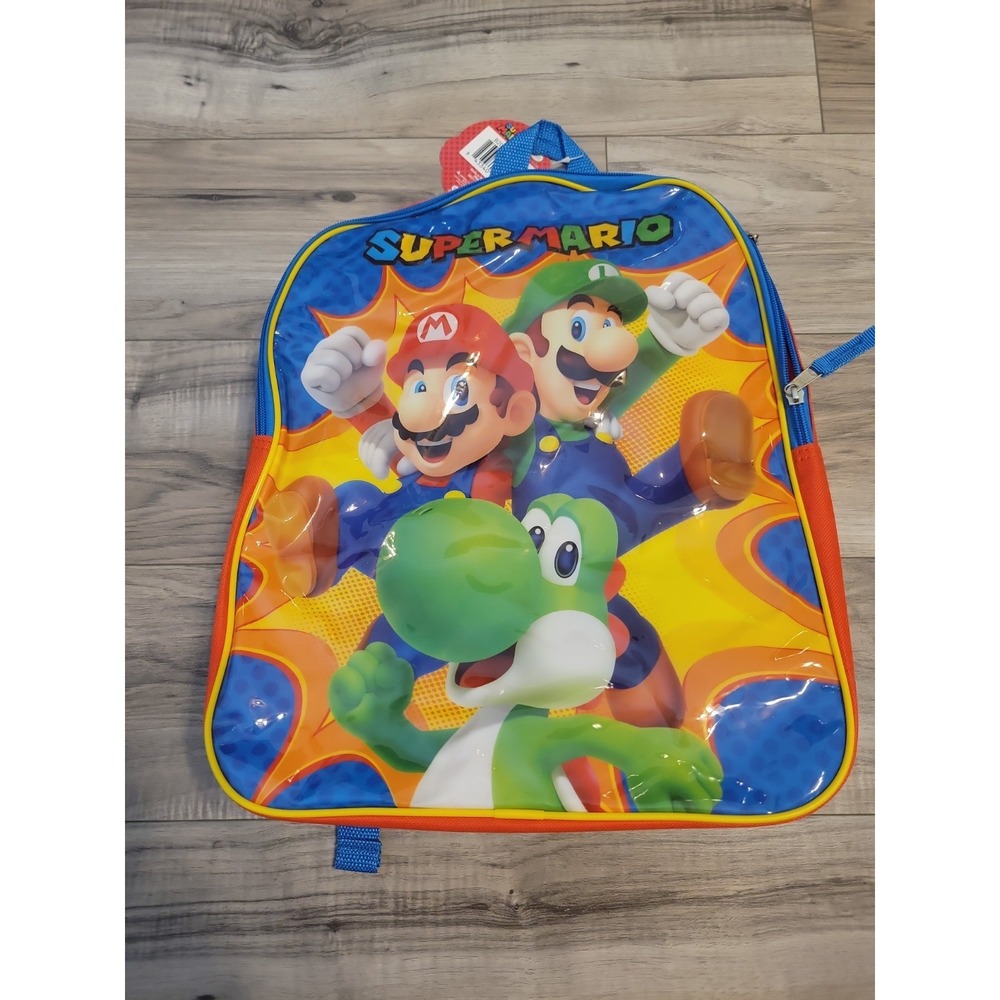 Super Mario Brothers Kids Backpack New